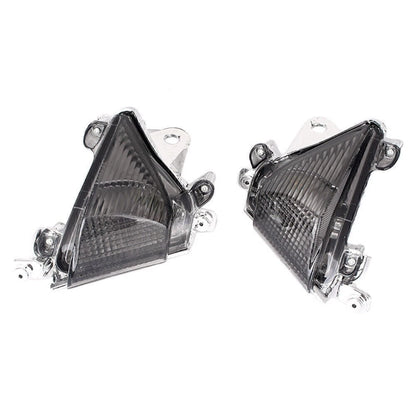 Front Turn Signal Smoke Lens Cover for Kawasaki Ninja ZX10R (2004–2005)