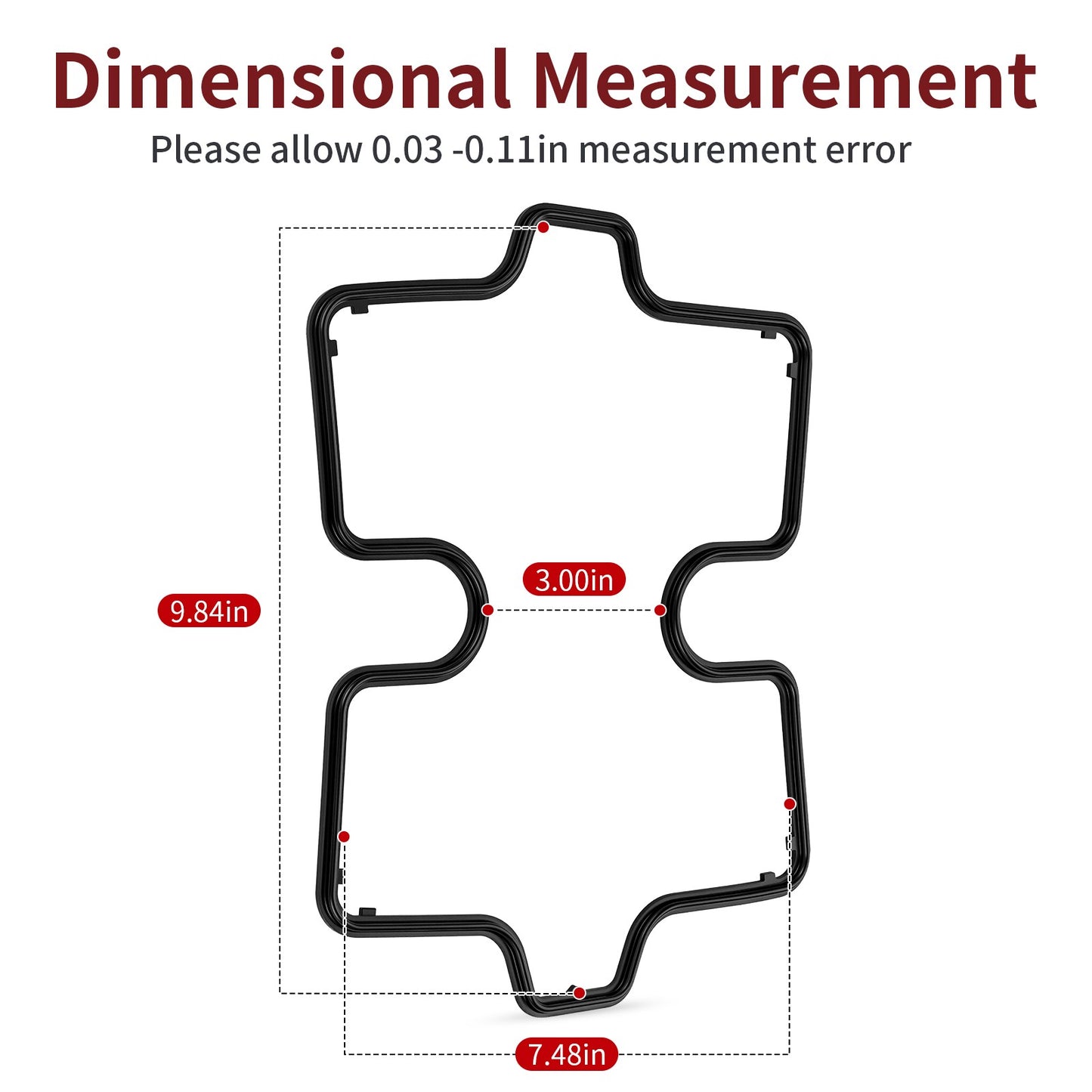 Cylinder Head Cover Gasket for Honda Magna Sabre Interceptor (1982–1983)