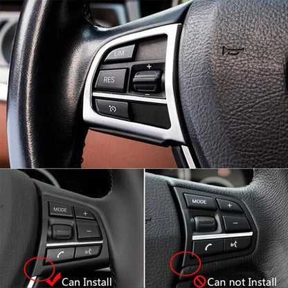 Steering Wheel Button Cover Trims for BMW 5 7 Series F01 F02 F03 F04 F07