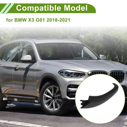 Door Panel Handle Pull Trim Cover for BMW X3 G01 (2018–2021) No. 51416999879 Black