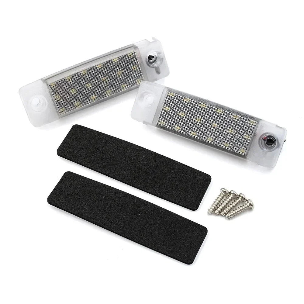 Pair LED 6000K Plate Lights for Toyota 4Runner Sequoia (1996–2022)