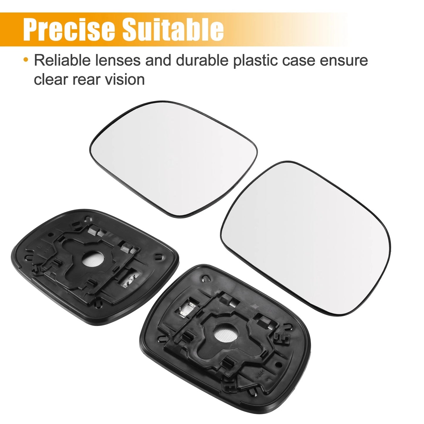 1 Pair Heated Rearview Mirror Glass for Lexus (No. 8790148040/8790648050)
