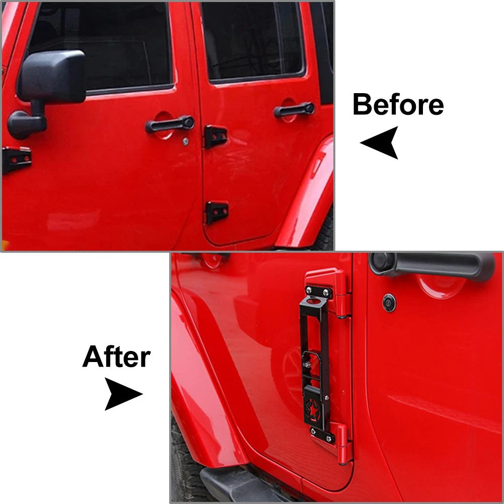 2X Rear Window Soft Top Retainer Clips for Jeep Wrangler JK (2007–2017) 55395760AE