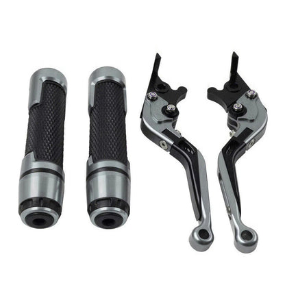 Folding Titanium Brake Clutch Lever Grip Set for Yamaha FJR XJR 1300 (2001-2018)