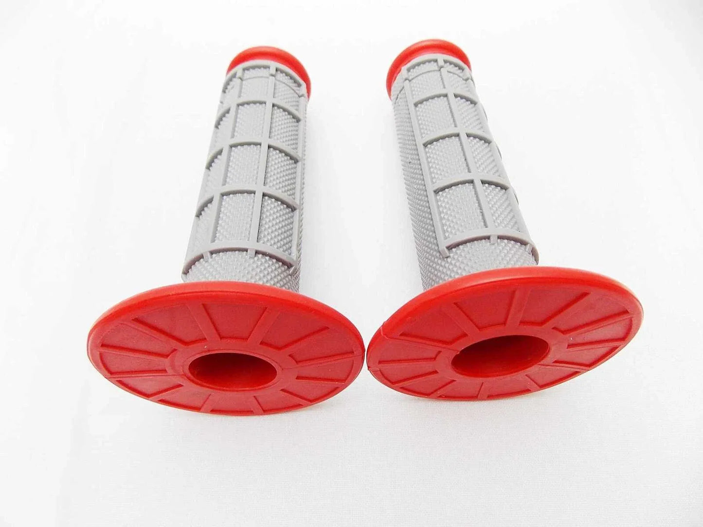 Red Grey Hand Grip Set for Suzuki RMX250 (1998-2002)