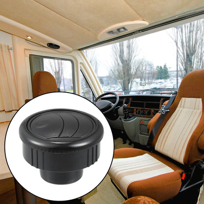 87mm Black AC Air Condition Vent Outlet for RV Bus Boat Yacht Caravan