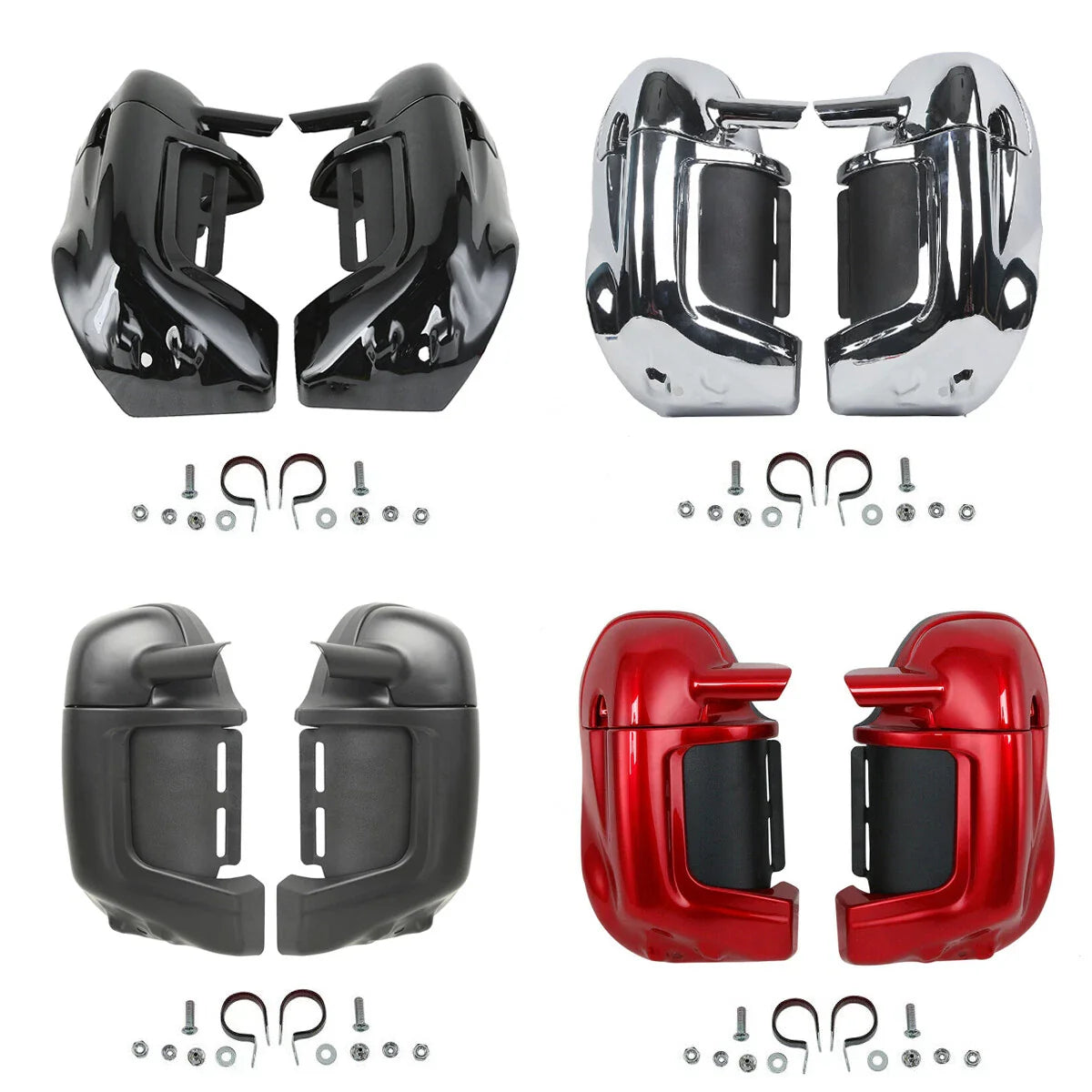 Vented Leg Fairings for Harley Touring Street Road Glide 1983-2013
