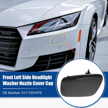 Headlight Washer Nozzle Cover Cap for BMW Z4 E89 (2009–2016) Black