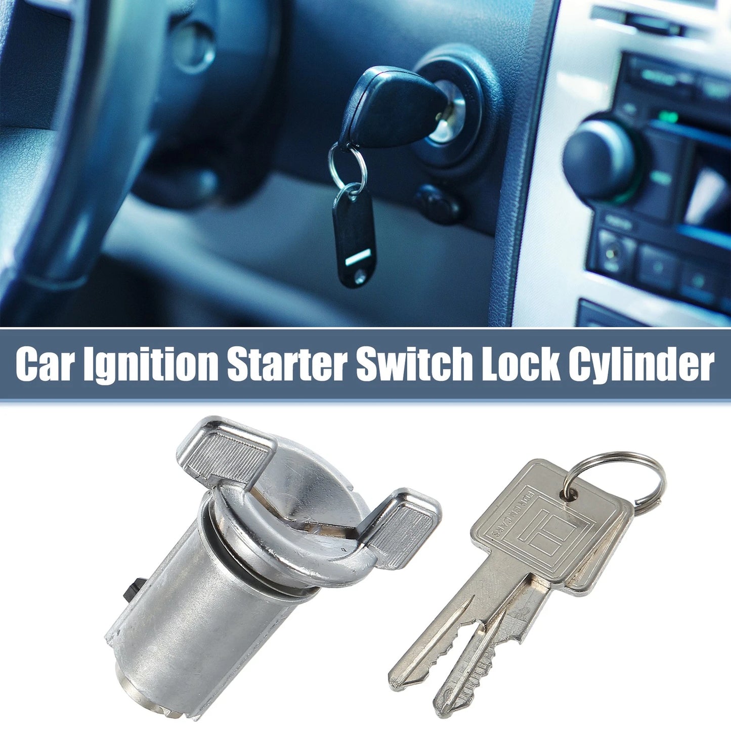 Ignition Starter Switch Lock Cylinder W/Keys for Jeep Wrangler (1987–1995)
