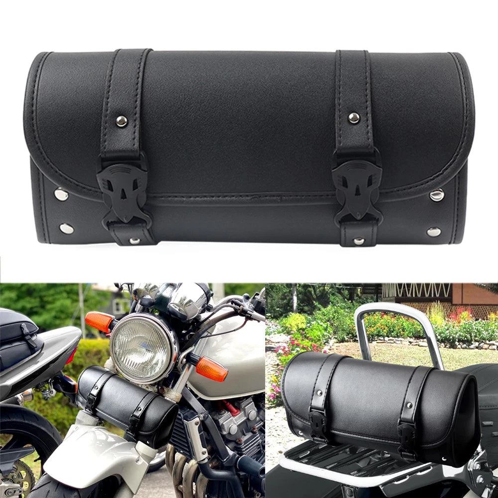 Universal Motorcycle Fork Tool Bag Pouch Saddlebag Handlebar Bag
