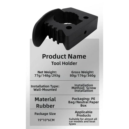 Multipurpose Rubber Clamp Holder / 3 to 4 cm / Cars RVs ATVs