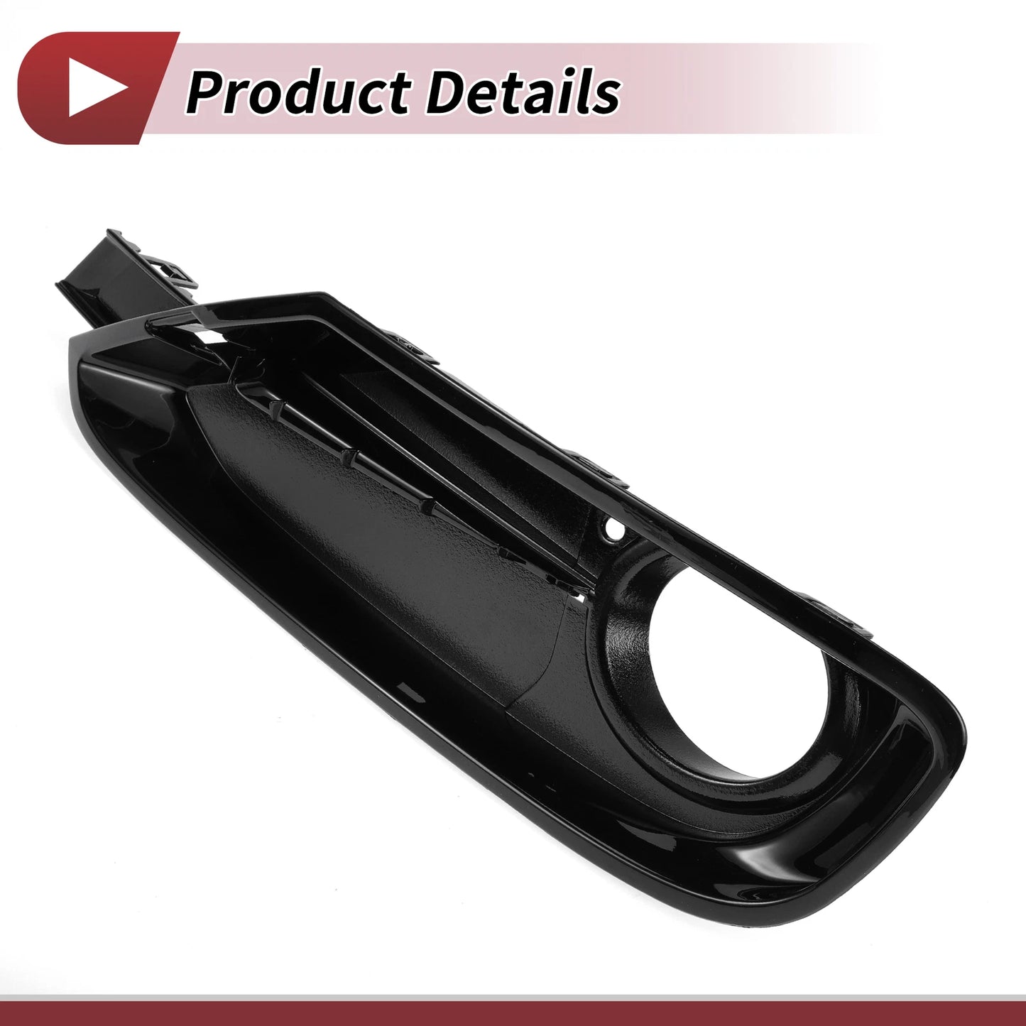 1 Pc Fog Light Grill for BMW 320i (2012–2015) No. 51117300737 Black