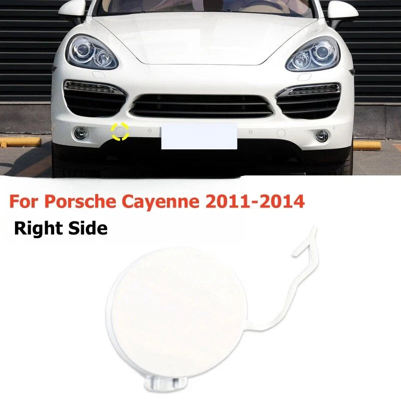 Front Bumper Tow Hook Eye Cover Cap for Porsche Cayenne (2011–2023)