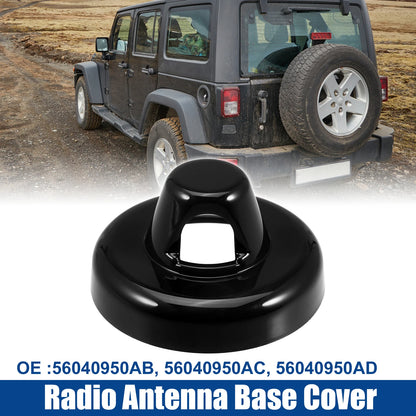 Radio Antenna Base Cover for Jeep Wrangler, Gladiator (2018–2023)