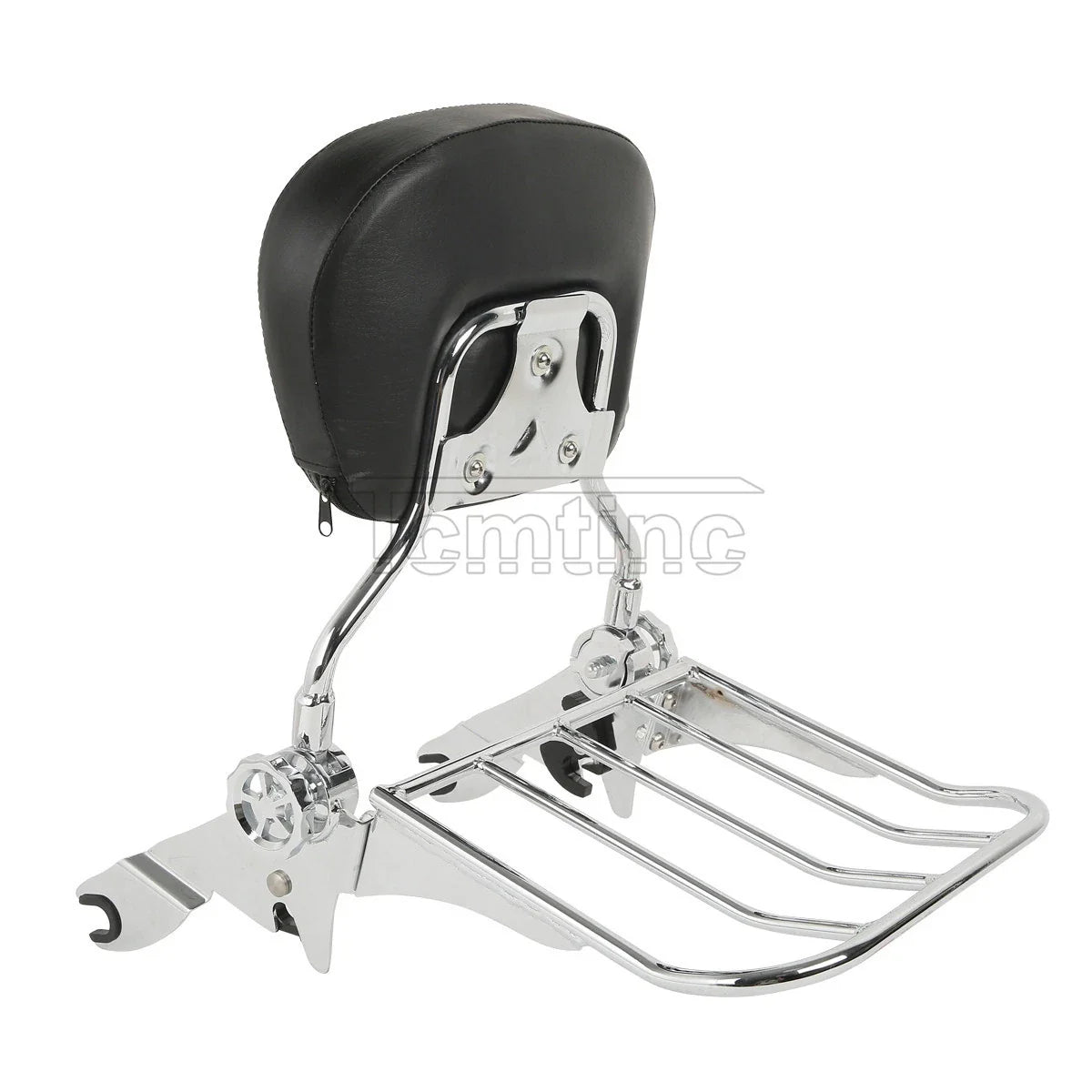 Backrest Sissy Bar Luggage Rack for Harley Touring Street Glide (2009-2025)