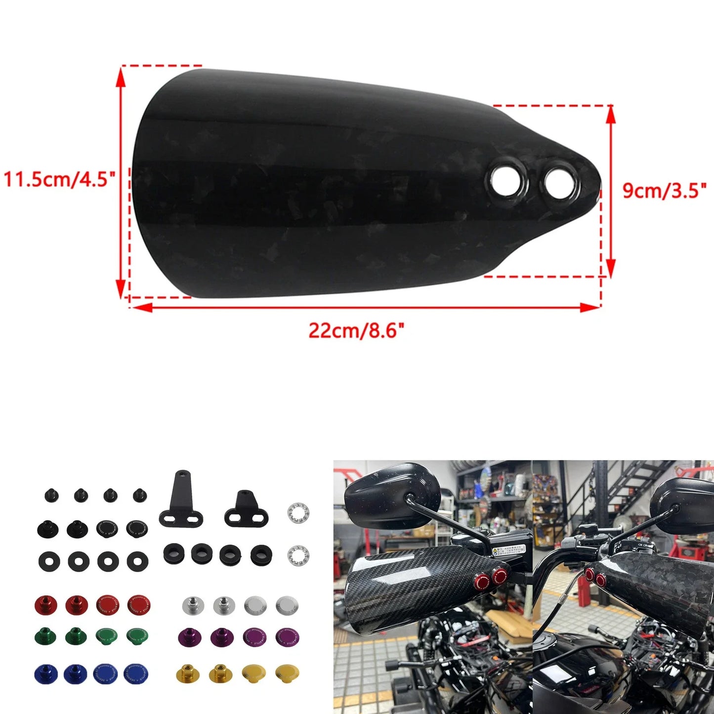 Low-Profile Performance Hand Guards for Harley Road Glide Limited (21-23)