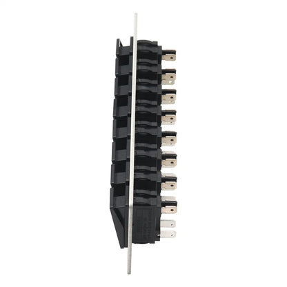 8 Rocker Switch Panel with LED Light for Boat Car