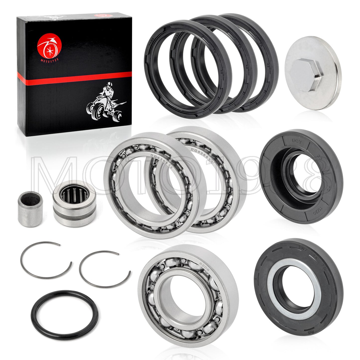 Rear Axle & Differential Bearing Seal Kit for Honda Recon 250 (1997–2020)