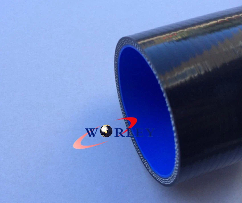Silicone 4" 102mm Straight Joiner Hose for Radiator Intercooler Turbo Pipe Blue