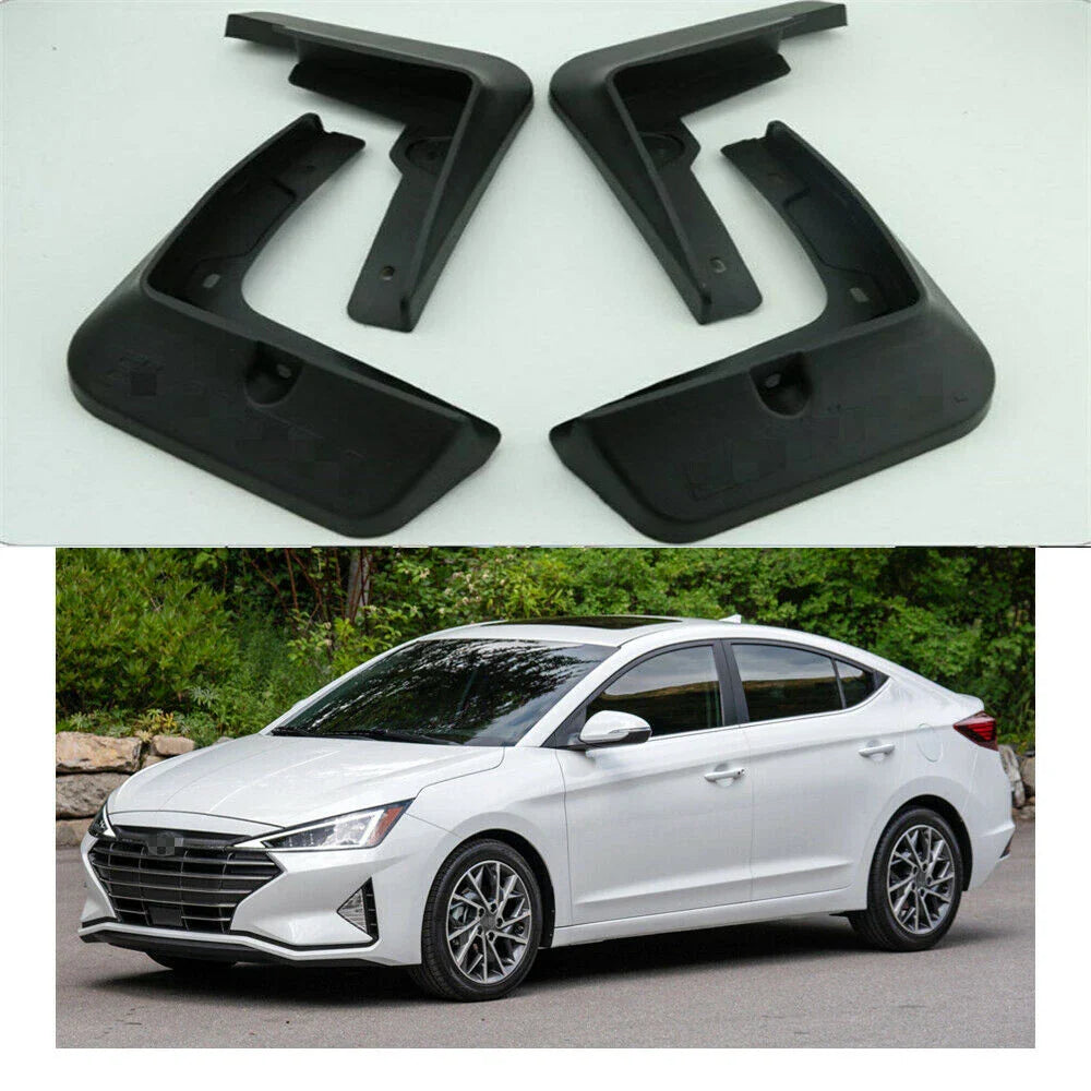 Mud Flaps Splash Guards Fender Mudguard for Hyundai Elantra Sedan (2017–2020)