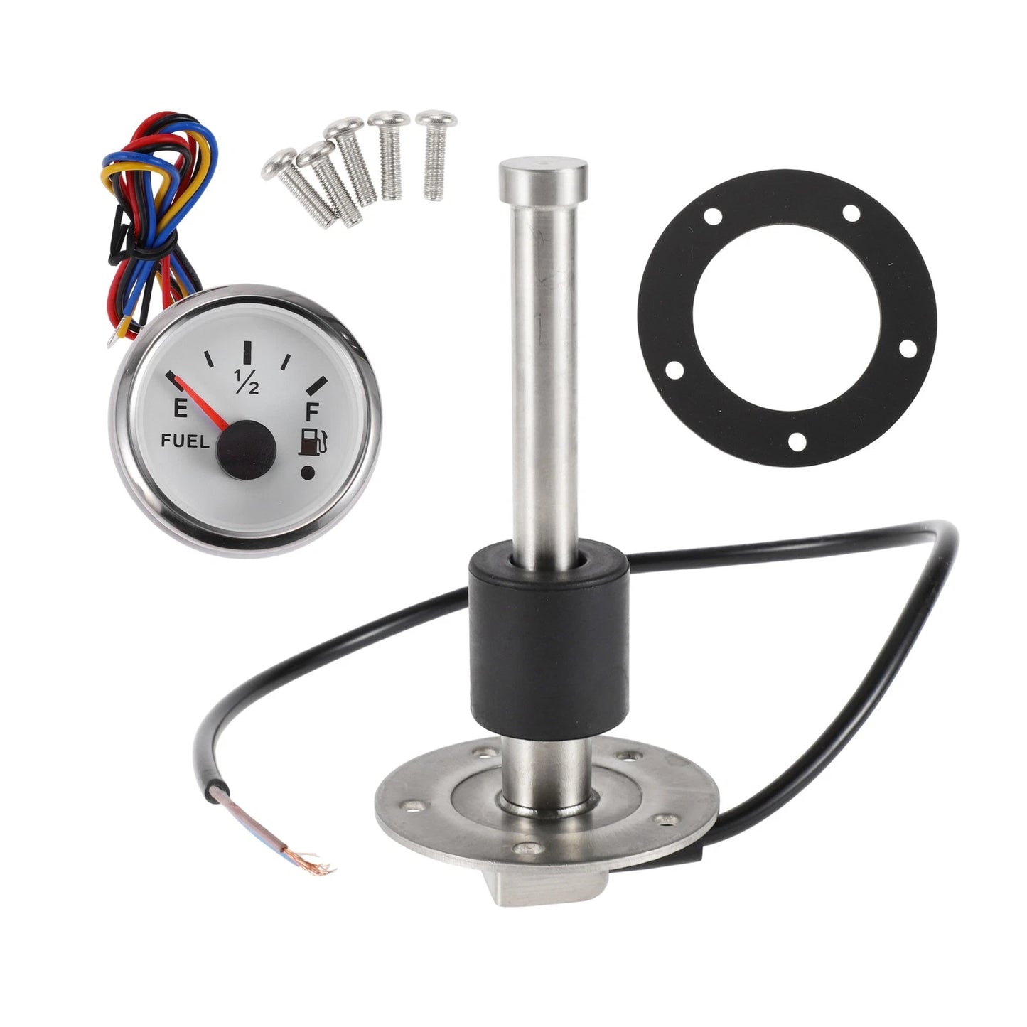 Fuel Sending Unit and Gauge Kit 240-33 Ohm for Boat Car Vehicle