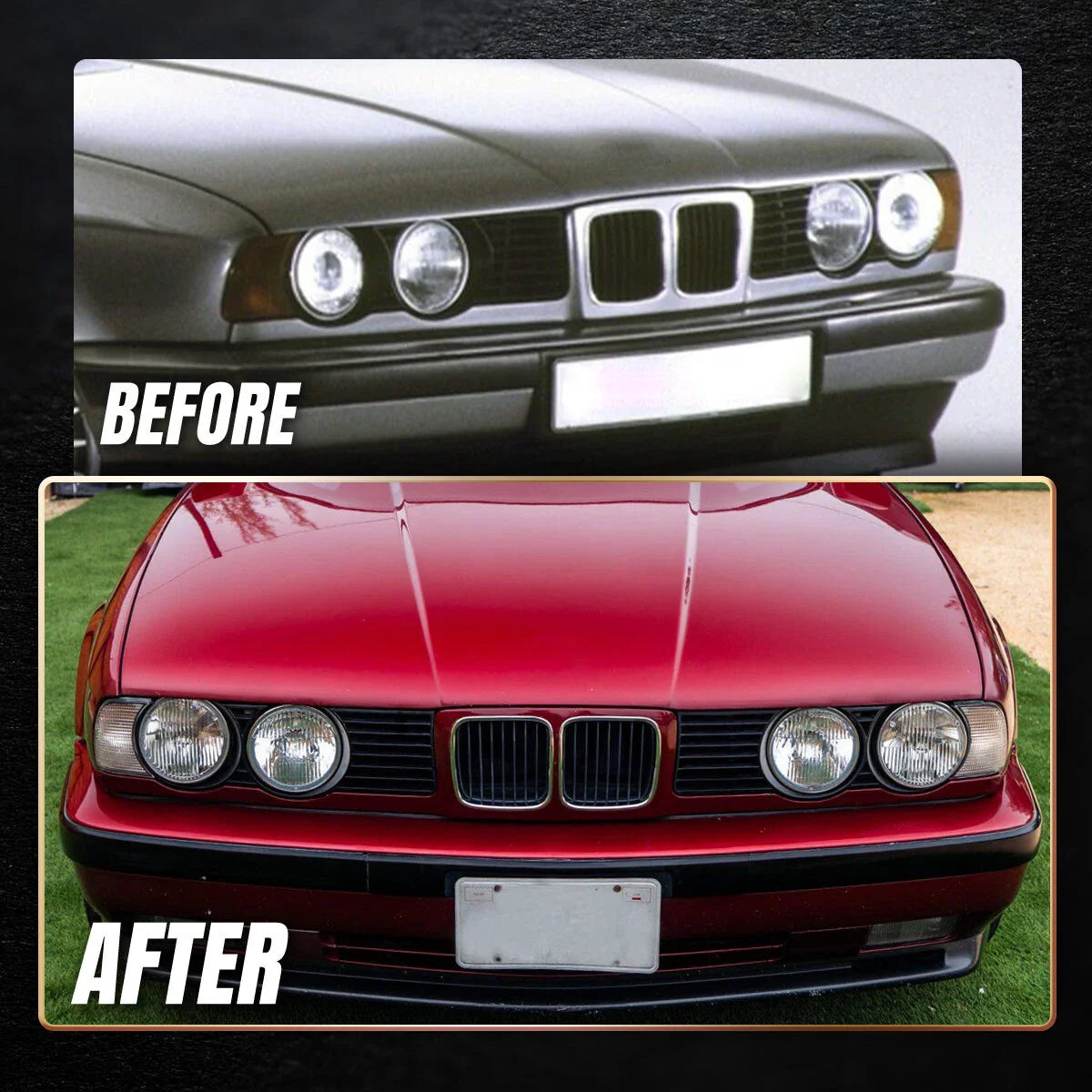 1 Pair Front Corner Lights Turn Signal for BMW 5-Series E34 (1988–1995)