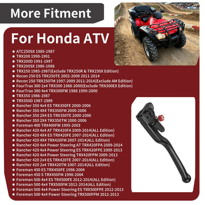 Left Hand Rear Brake Lever for Honda Foreman 500 (2012–2014)