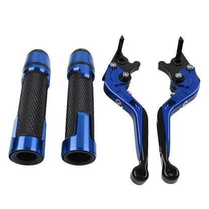 Blue Brake Clutch Levers Grip Set for Suzuki GSXR600/750 (2006-2019)