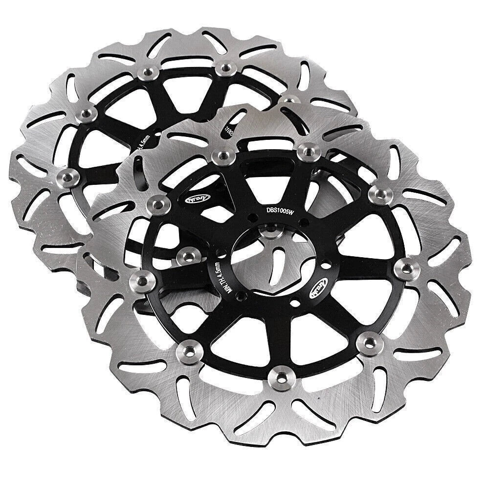 2X Front Rotors Brake Disc for Yamaha FJ1200 FZR600 XJR400 TRX850 TDM850