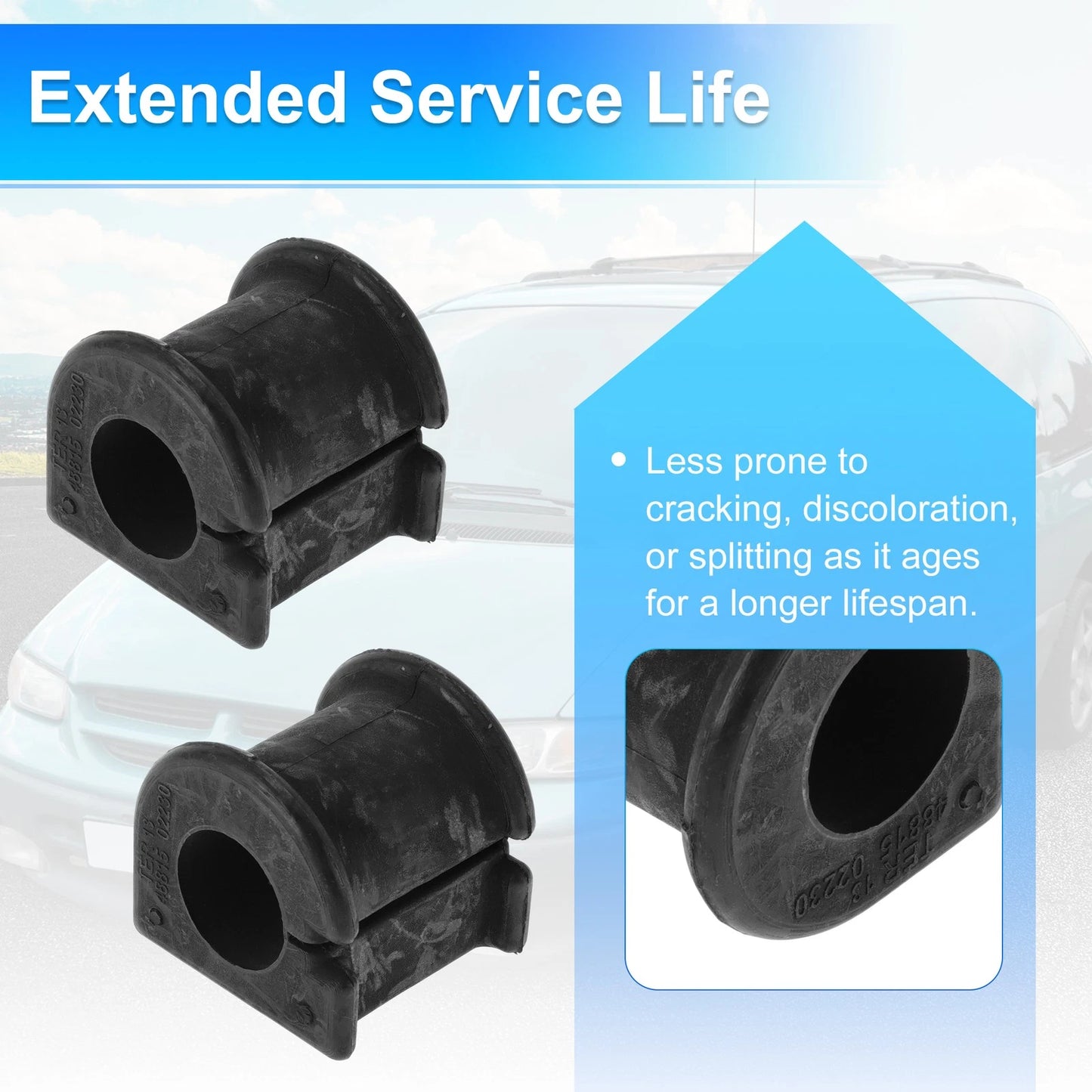 Stabilizer Sway Bar Bushing Kit No.K200146 for Pontiac Vibe (2003–2010)