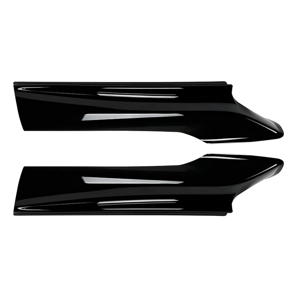 Front Splitter Lip Corner Gloss Black for BMW 5 Series F10 F11 M Sport (2011–2017)
