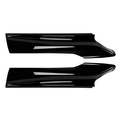 Front Splitter Lip Corner Gloss Black for BMW 5 Series F10 F11 M Sport (2011–2017)