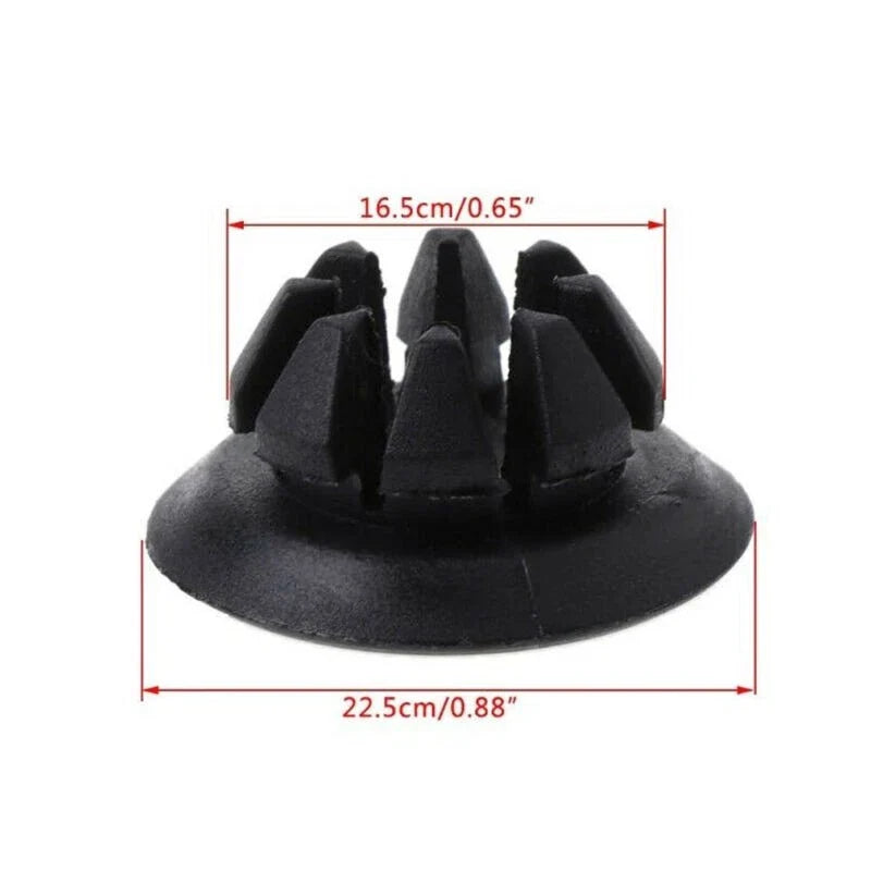 Hood Support Prop Rod Holder Clip Black+White for Accord Prelude