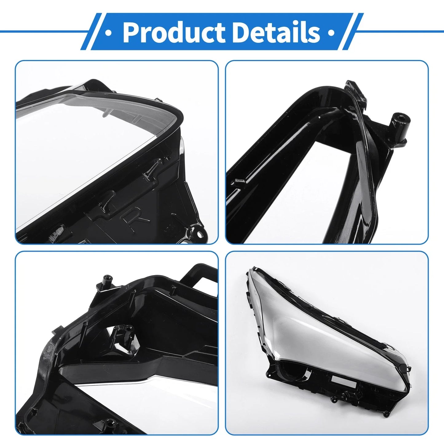 Car Front Right Headlight Lens Cover for Lexus NX200/NX300h (2014-2020)