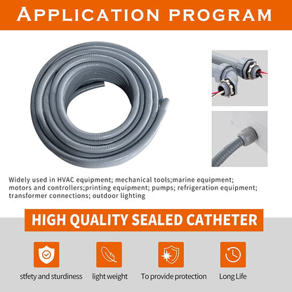Set of 30 Liquid Tight Connectors for Electrical Conduit Fitting