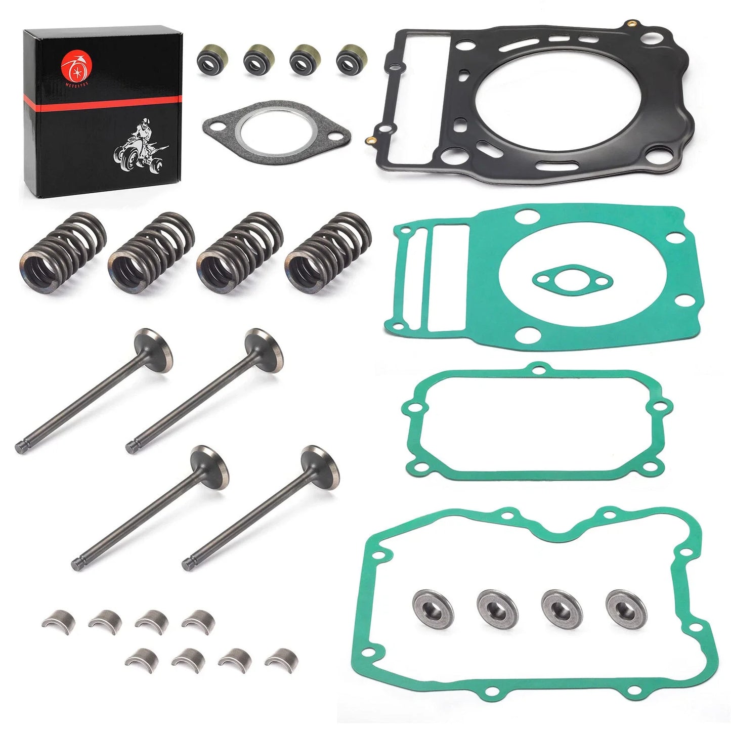 Cylinder Head Valve Gasket Kit for Polaris Sportsman Scrambler 500 (1996–2014)