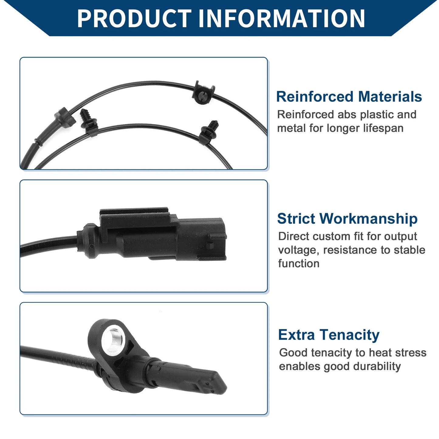 ABS Wheel Speed Sensor for Chevrolet Equinox (2018–2024) 84332640