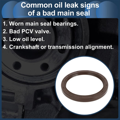 Rear Crankshaft Oil Seal for Honda Accord Civic GMC Sierra (No. 96376569)