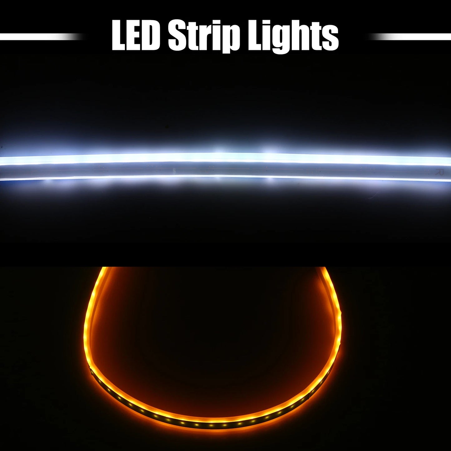 1 Pair LED Headlight Strip for Car (Daytime Running Lights)