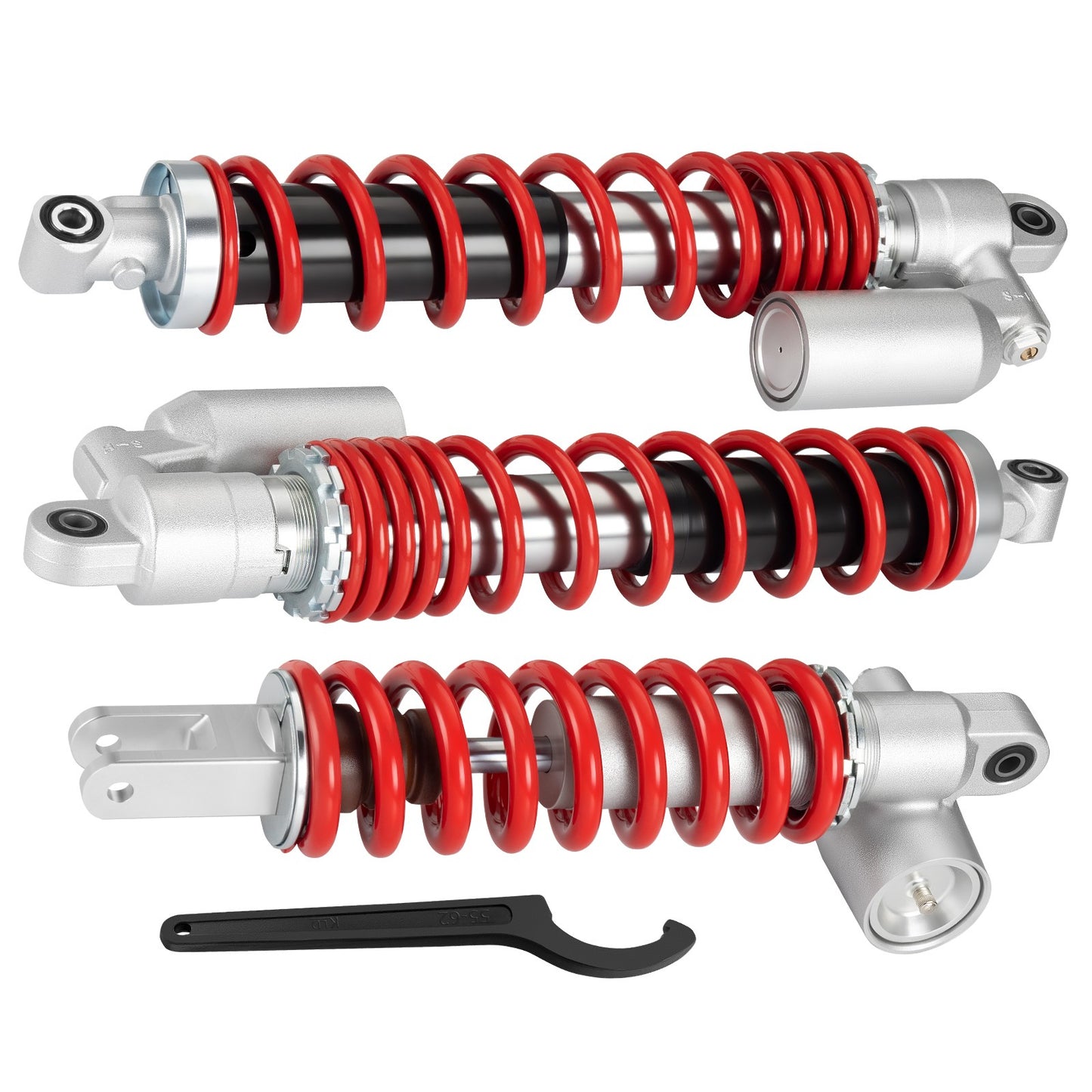 Set of 2 Front and Rear Air Shock Absorbers for Suzuki QuadSport Z400 (2003–2014)
