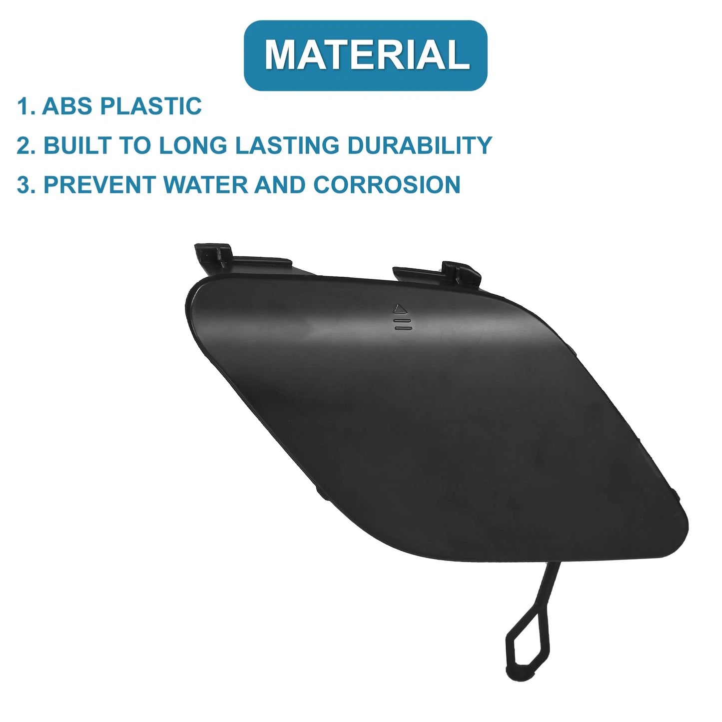 Tow Hook Cover for Mercedes-Benz E400 (2014–2016) Black