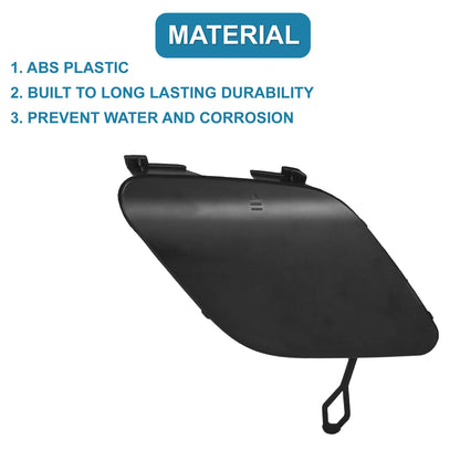 Tow Hook Cover for Mercedes-Benz E400 (2014–2016) Black
