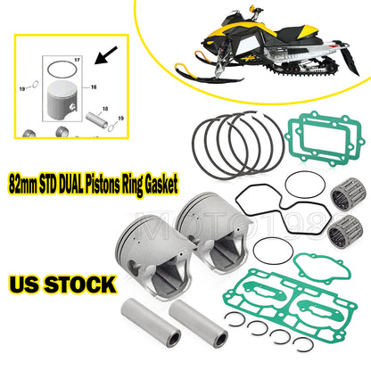 82mm Piston Ring Gasket for Ski-Doo MXZ Adrenaline 800R (2008–2012)