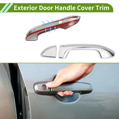 Exterior Door Handle Cover Trim for KIA Forte (2019–2023) Silver ABS