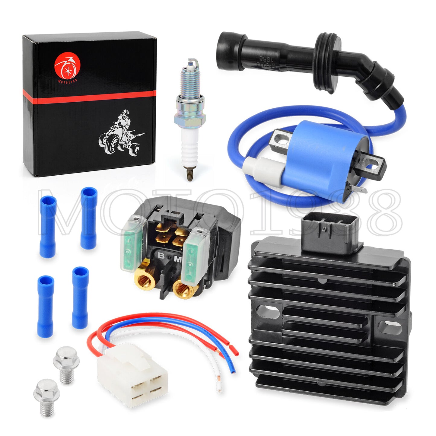 Ignition Coil Rectifier Starter Relay for Yamaha Grizzly 660 (2002–2008)