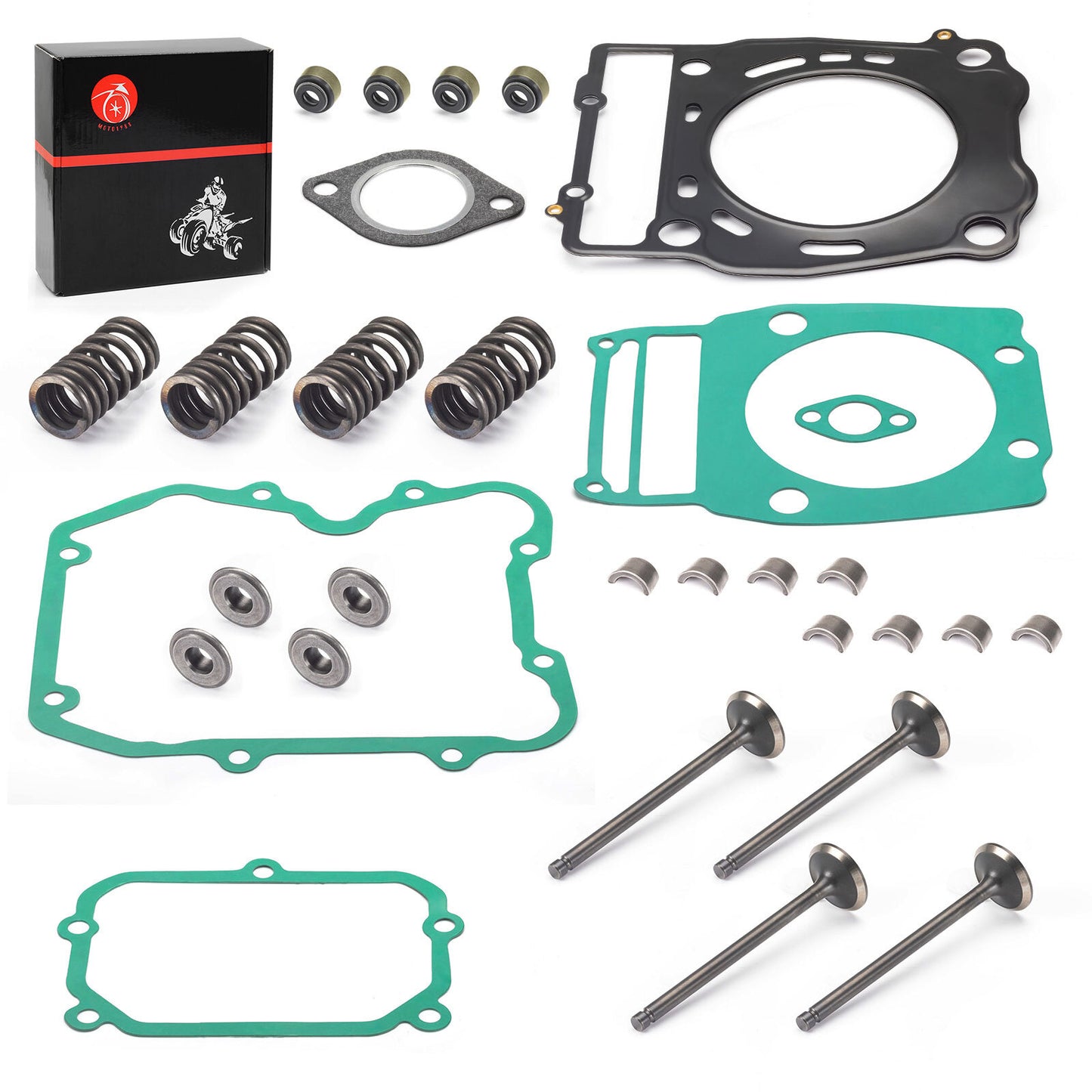 Exhaust Intake Valve Cylinder Head Gasket Kit for Polaris Sportsman 500 (1996–2014)