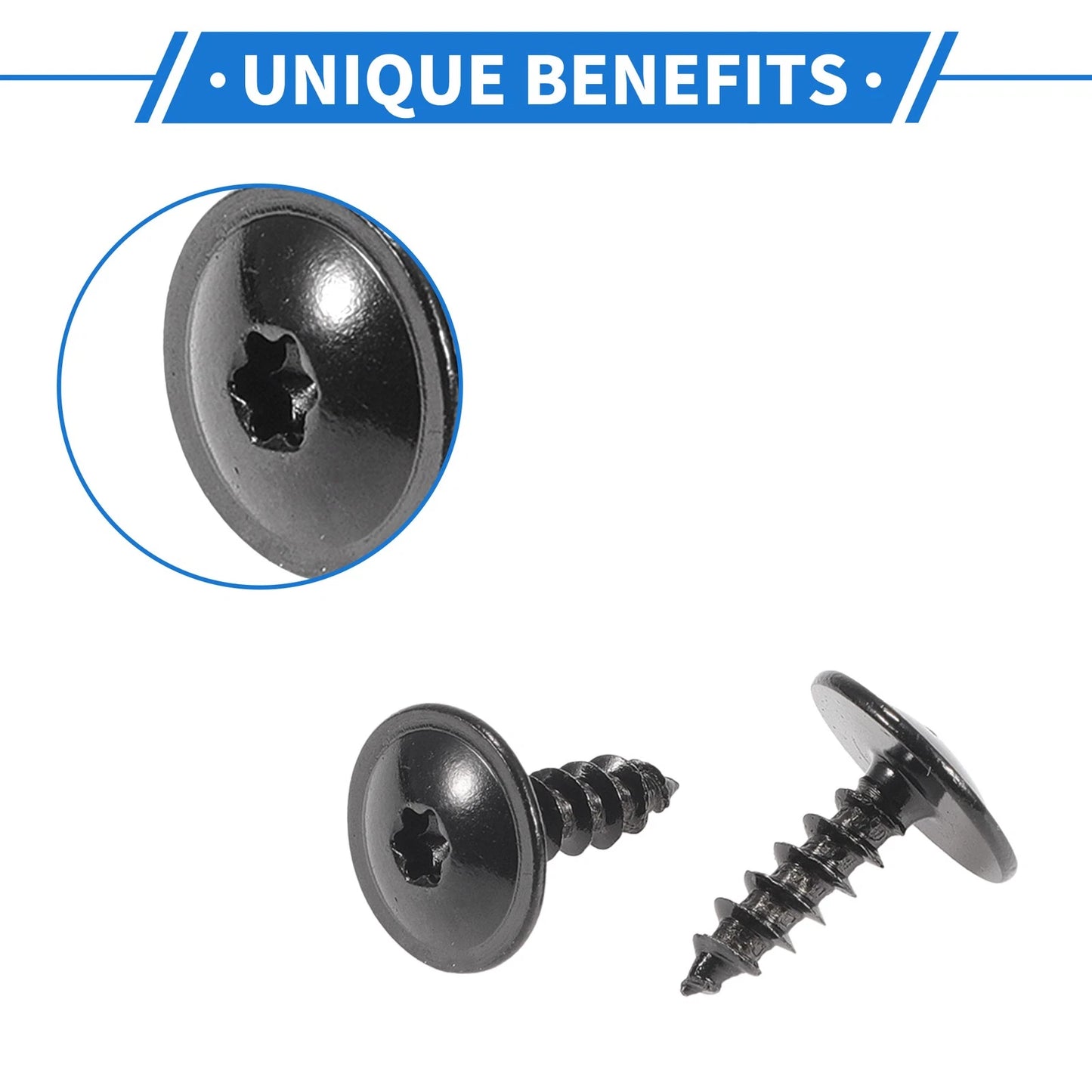 40 Pcs Fender Liner Splash Shield Bumper Cover Screw for Audi A3 (2006–2013)