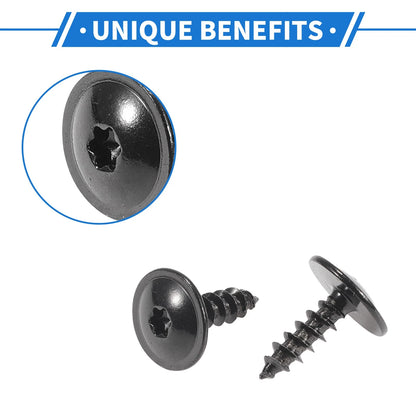 40 Pcs Fender Liner Splash Shield Bumper Cover Screw for Audi A3 (2006–2013)