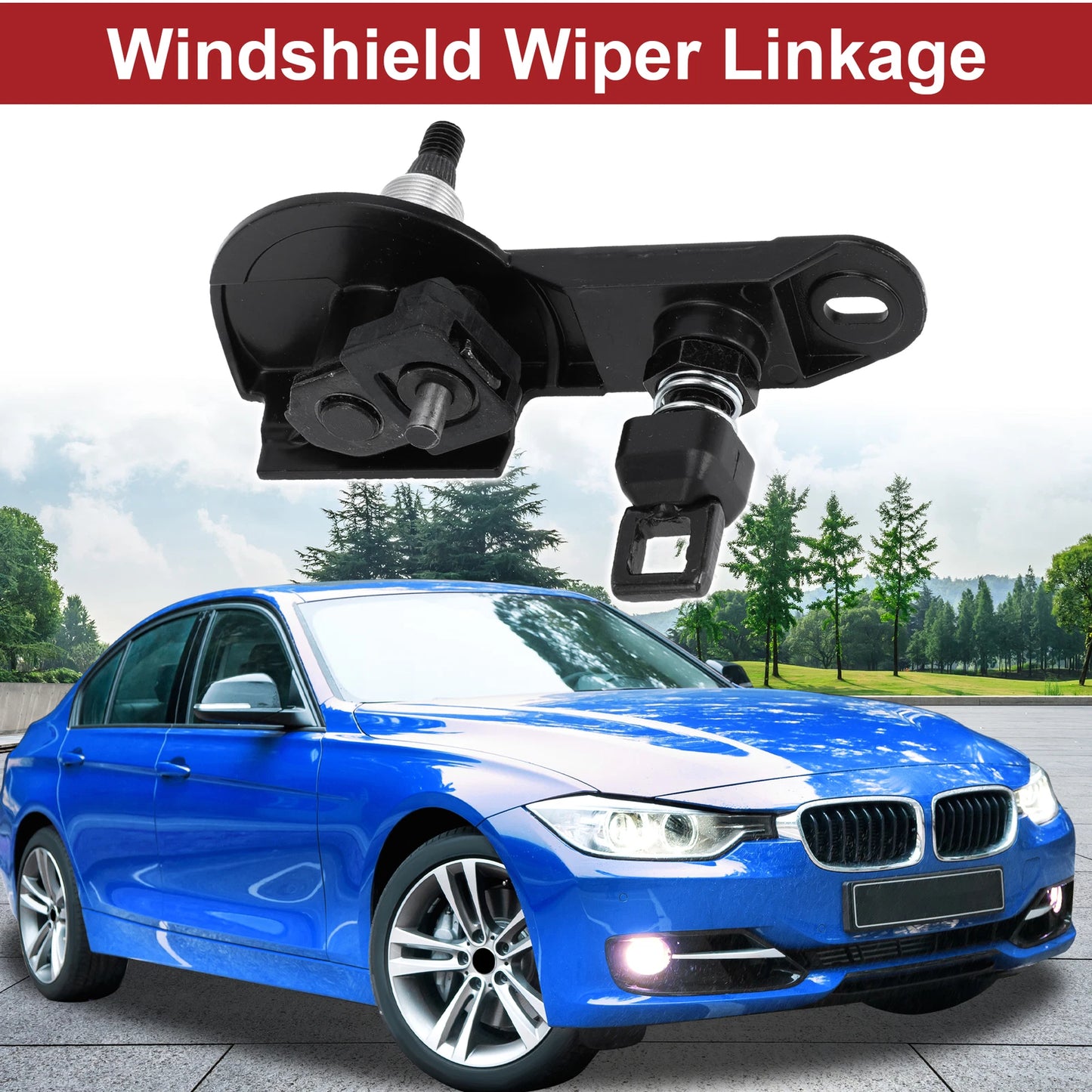 Front Transmission Windshield Wiper Linkage Lever for BMW 316d (2012–2015)