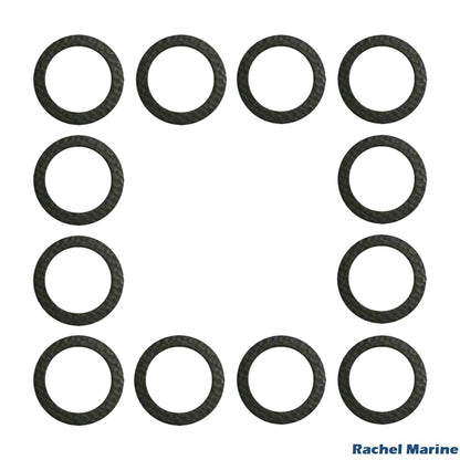 Set of 12 Lower Gearcase Drain Gaskets for Mercury MerCruiser